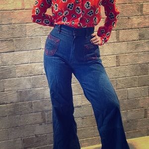 Vintage Maverick made in the USA bell bottoms